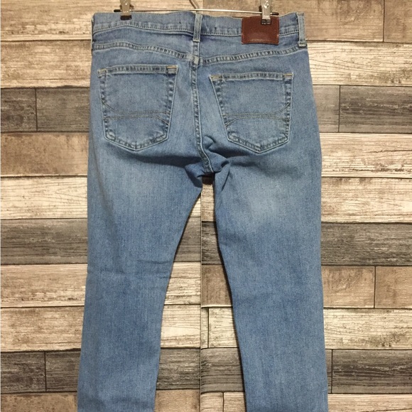 Hollister Epic Flex Skinny Jeans Men’s 30x32 Light Wash Blue Denim - Picture 10 of 11